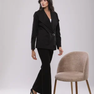 VESTE COL A REVERS LARGE