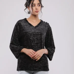 PULL MANCHES LANGUES AVEC LUREX