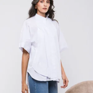 CHEMISE LARGE À PLIS