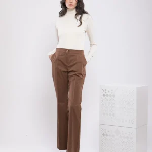 PANTALON EVASE A TAILLE HAUTE