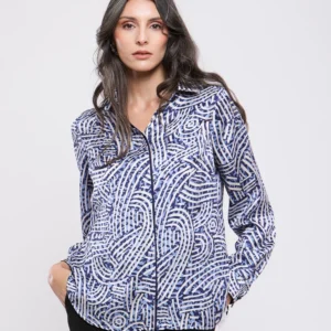 CHEMISE IMPRIMÉE GÉOMÉTRIQUE