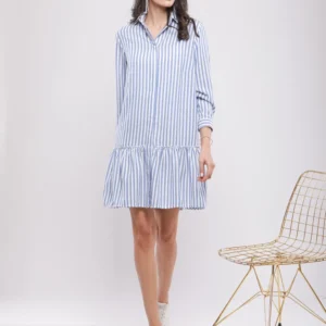 ROBE RAYÉE COURTE