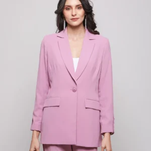 VESTE DE TAILLEUR À REVERS CRANTÉS