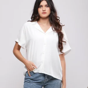 CHEMISE FLUIDE À COL REVERS