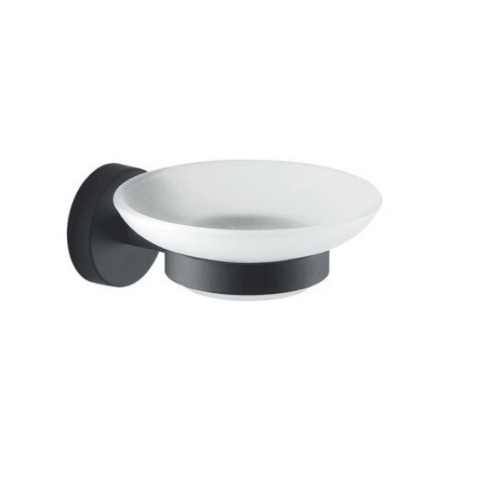 Porte Savon Rond Noir Mat 1 Porte Savon Rond Noir Mat