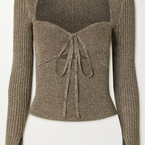 RIBBED KNIT TOP