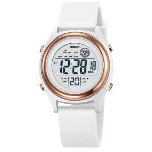 Montre Bracelet Numérique Chronomètre Rétroéclairage Étanche pour femme