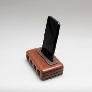 The Wamp : Acajou Cuir Marron