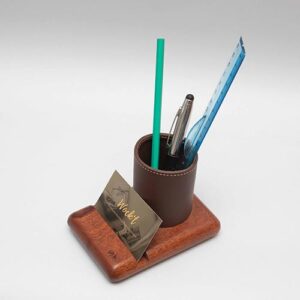 The Worganizer : Acajou Cuir Marron