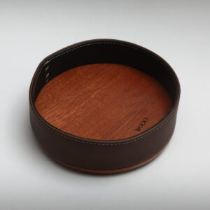 The Widy: Acajou Cuir Marron