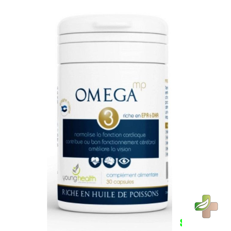 Young Health Omega3, 30 Gelules 1 Young Health Omega3, 30 Gelules