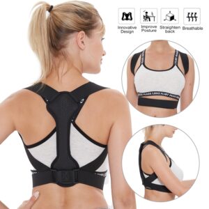 Correcteur de posture du dos, soutien de la clavicule, soutien du dos, prévention de l’avachissement Homme et Femme