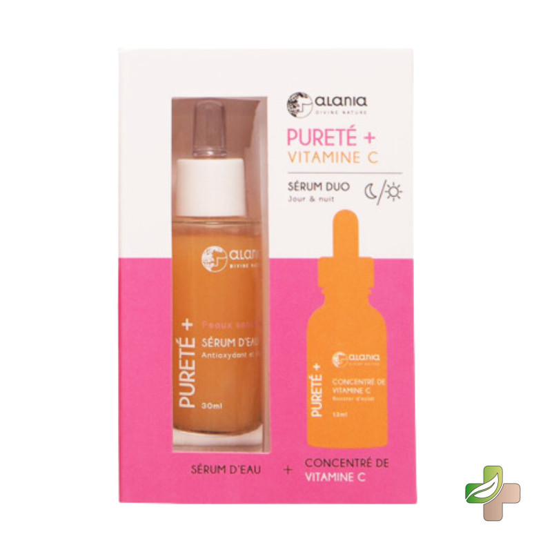 Alania Pureté + Vitamine C Serum Duo Jour Et Nuit 30ML 1 Alania Pureté + Vitamine C Serum Duo Jour Et Nuit 30ML