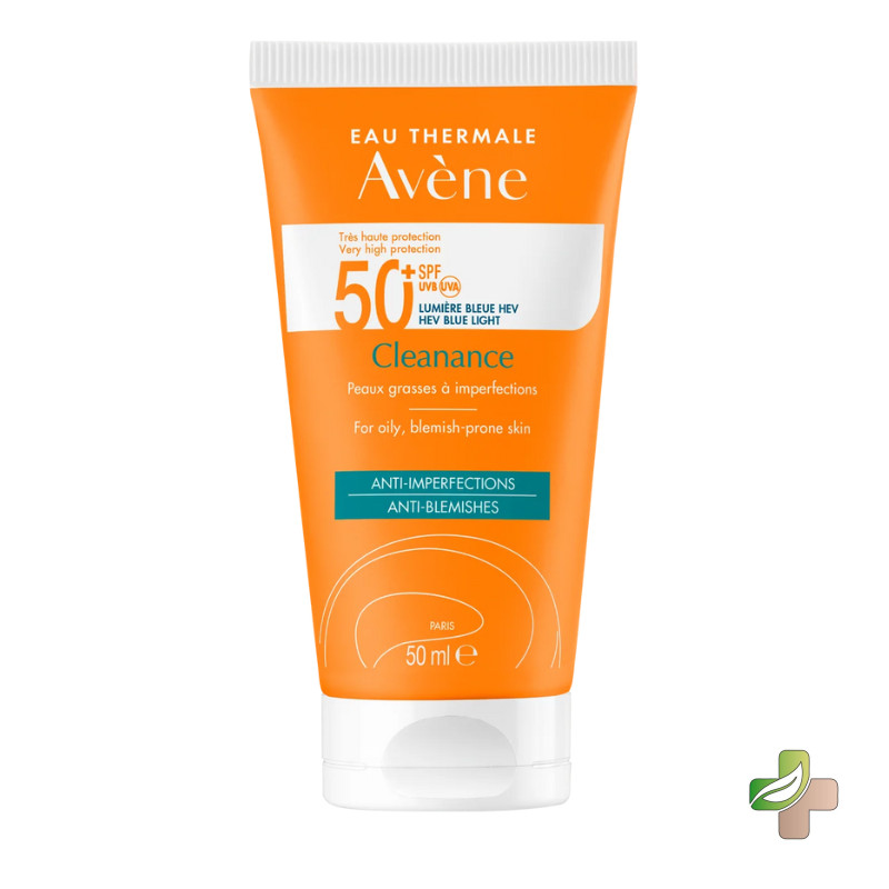 Avène Cleanance Solaire SPF 50+ Ultra Leger Anti Imperfection 50ml 1 Avène Cleanance Solaire SPF 50+ Ultra Leger Anti Imperfection 50ml