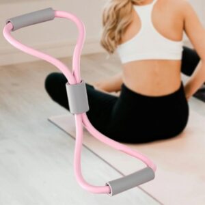 Bande Élastique De Tirage En Forme De 8 Rose