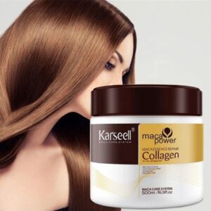 Karseell Traitement capillaire au collagène Naturel et à la Kératine pour Tous Types de Cheveux – 500ml