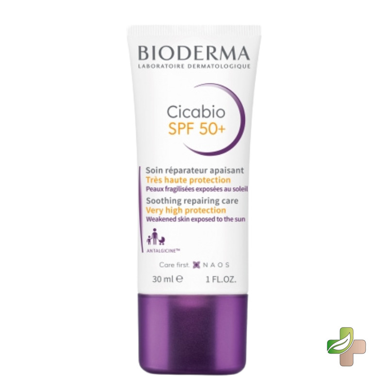 Bioderma Cicabio Spf50+ Soin Reparateur Apaisant 30Ml 1 Bioderma Cicabio Spf50+ Soin Reparateur Apaisant 30Ml