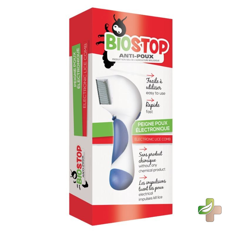 Biostop Peigne Anti Poux Electrique 1 Biostop Peigne Anti Poux Electrique