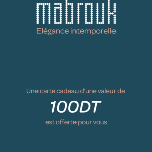 Carte Cadeau – 100 DT