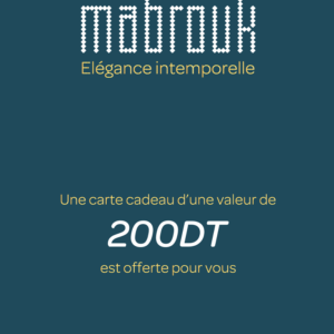 Carte Cadeau – 200 DT