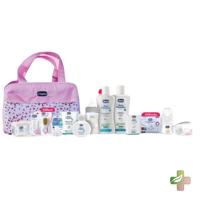 Chicco Sac De Maternité 12 Articles + Sac Offert (Rose) 1 Chicco Sac De Maternité 12 Articles + Sac Offert (Rose)