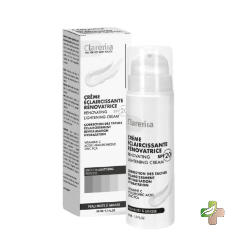 Clarenia Creme Eclaircissante Renovatrice Spf20 1 Clarenia Creme Eclaircissante Renovatrice Spf20