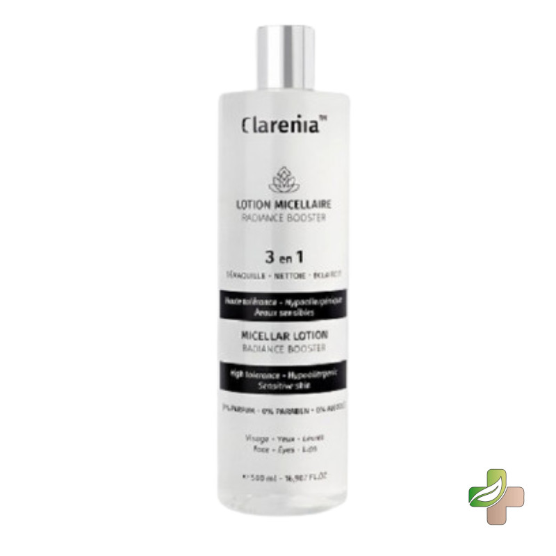 Clarenia Eau Micellaire Radiance Booster 3En1 500ML 1 Clarenia Eau Micellaire Radiance Booster 3En1 500ML