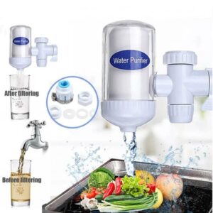 Filtre Purificateur D’Eau Pour Robinet – Blanc