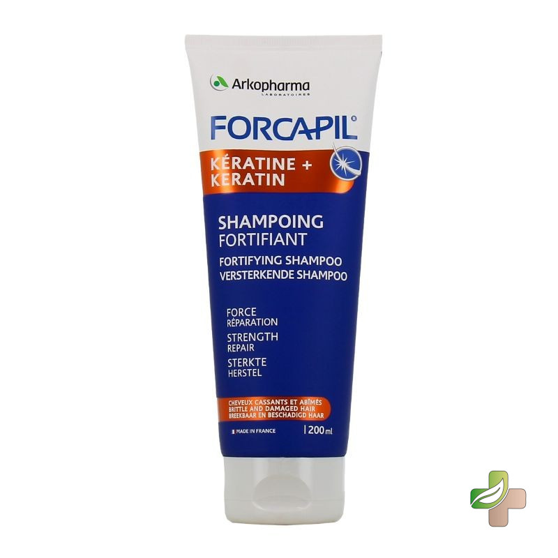 Forcapil Kératine+ Shampoing Fortifiant 200 Ml 1 Forcapil Kératine+ Shampoing Fortifiant 200 Ml