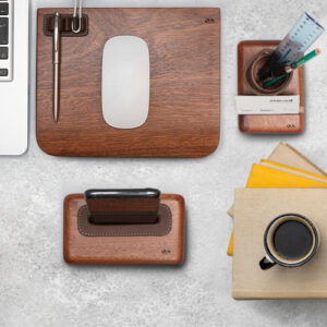Pack Business Acajou Cuir Marron