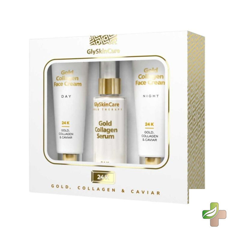 Glyskincare Coffret Gold 24K, Collagene & Caviar 2+1 Offert 1 Glyskincare Coffret Gold 24K, Collagene & Caviar 2+1 Offert