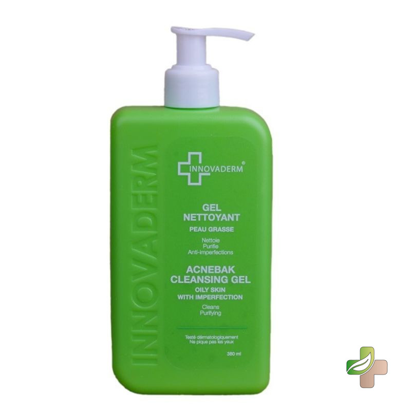 INNOVADERM GEL NETTOYANT PEAU GRASSE ANTI IMPERFEXTION 380ML 1 INNOVADERM GEL NETTOYANT PEAU GRASSE ANTI IMPERFEXTION 380ML