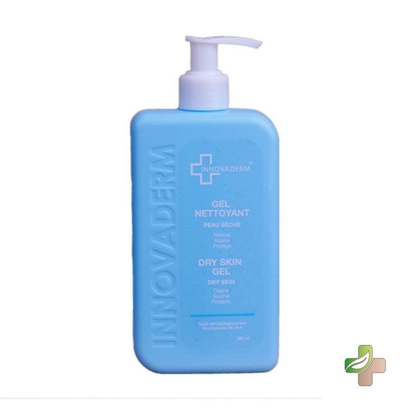 INNOVADERM GEL NETTOYANT PEAU SECHE 380ML 1 INNOVADERM GEL NETTOYANT PEAU SECHE 380ML