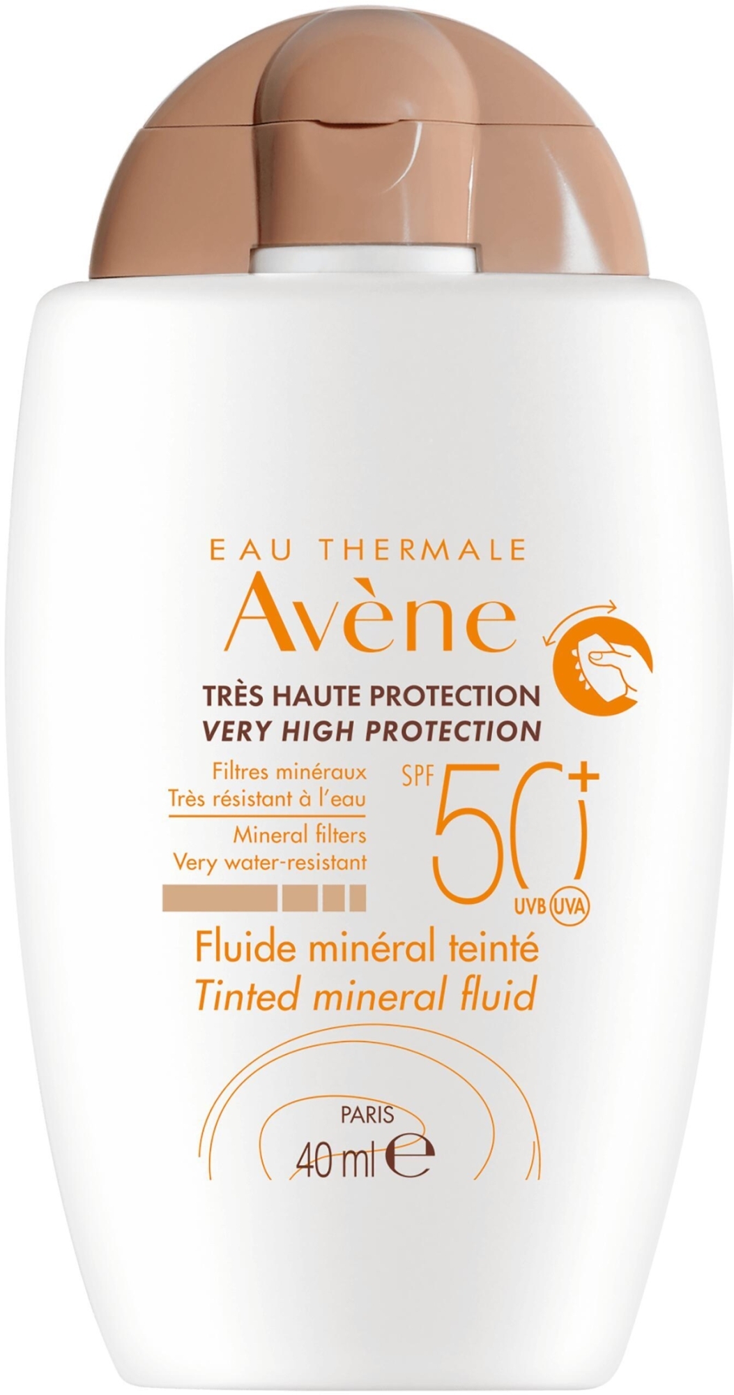 AVENE Fluide Mineral Teinte SPF50+ 40ml 1 AVENE Fluide Mineral Teinte SPF50+ 40ml