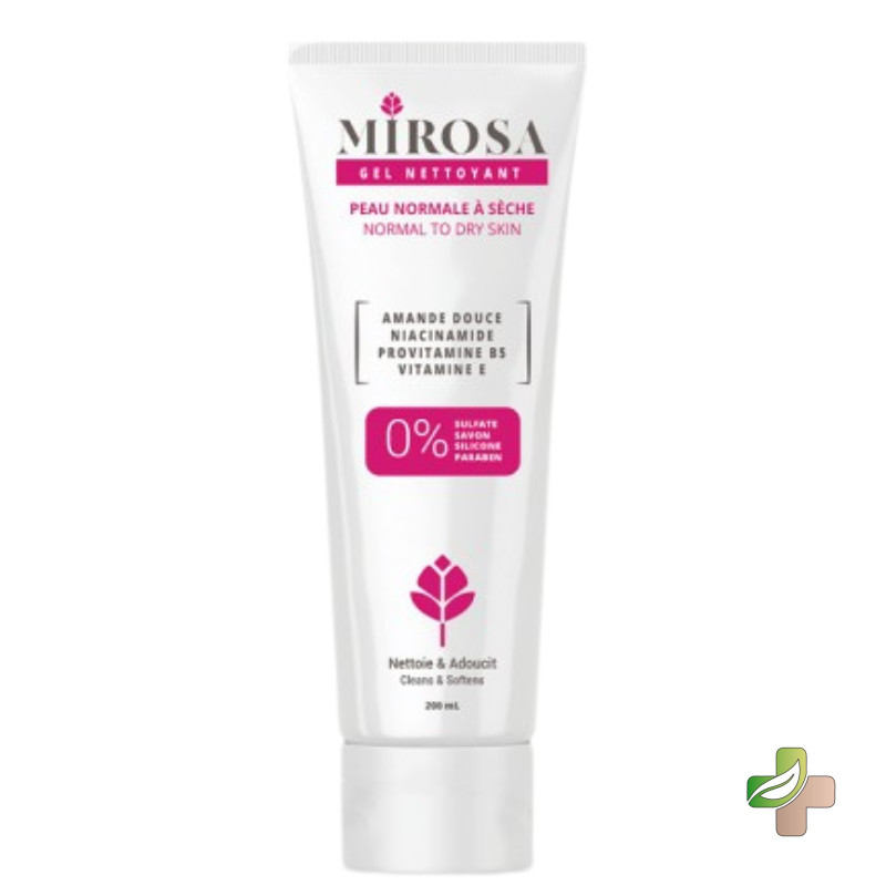 Mirosa Gel Nettoyant Peau Normale A Sèche 200Ml 1 Mirosa Gel Nettoyant Peau Normale A Sèche 200Ml