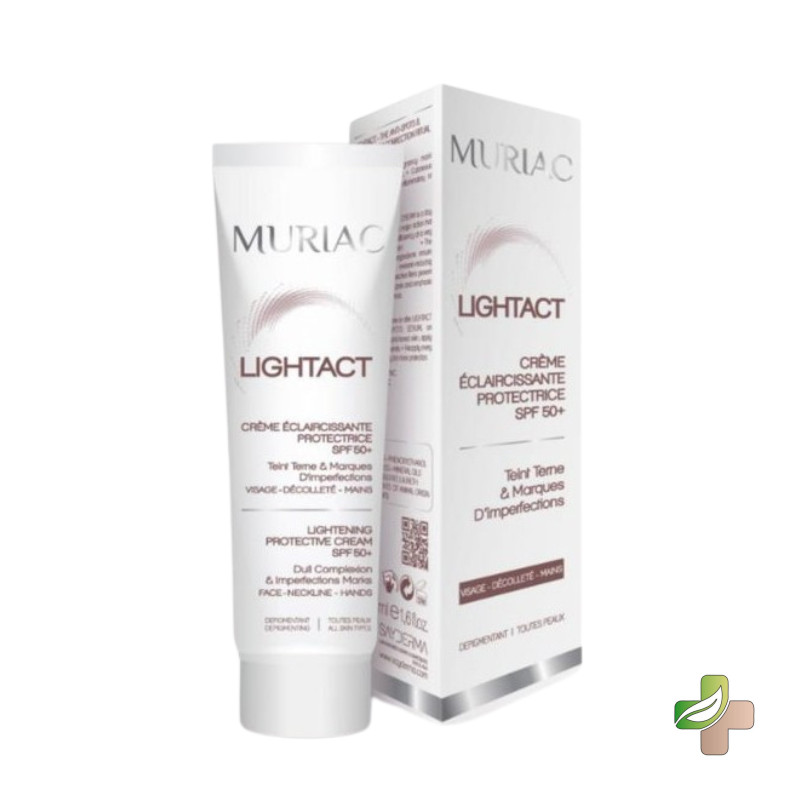 Muriac Lightact Crème Éclaircissante Protectrice Spf50+ 1 Muriac Lightact Crème Éclaircissante Protectrice Spf50+