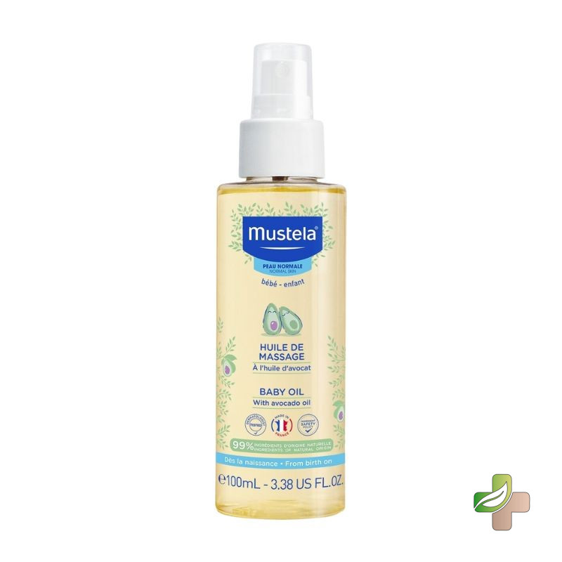 Mustela Huile de Massage 100Ml 1 Mustela Huile de Massage 100Ml