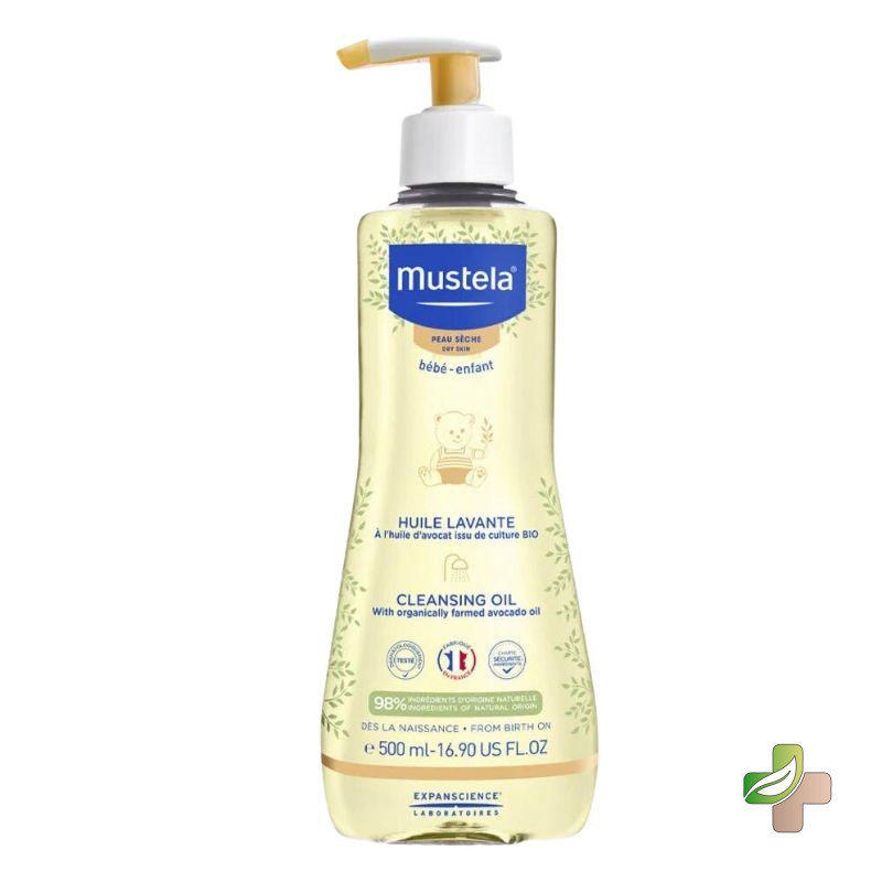 Mustela Huile Lavante à l’Avocat 500ML 1 Mustela Huile Lavante à l’Avocat 500ML