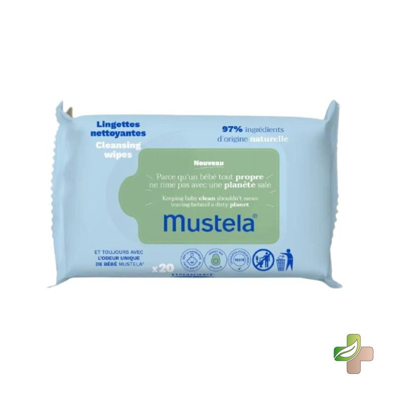 Mustela Lingettes Nettoyants A L’Avocat Bio 60 Lingettes 1 Mustela Lingettes Nettoyants A L’Avocat Bio 60 Lingettes