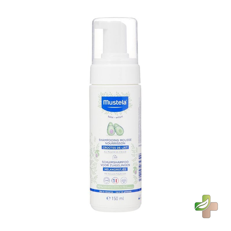 Mustela Shampooing Mousse Nourrissant Croute de Lait 150Ml 1 Mustela Shampooing Mousse Nourrissant Croute de Lait 150Ml