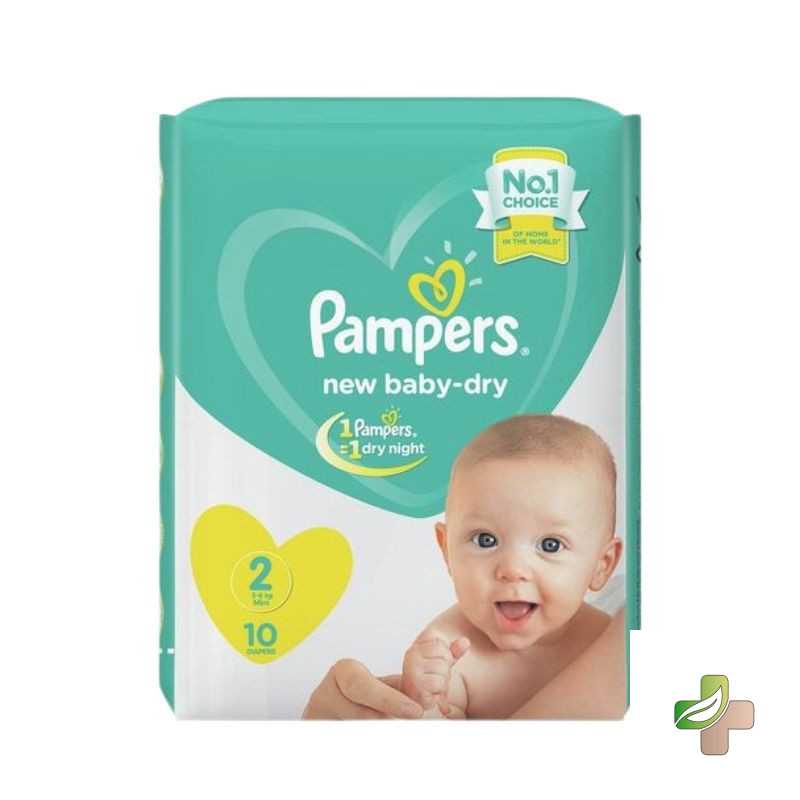 Pampers Couche Bébé Small Pack 10 Pièces, Taille 2 1 Pampers Couche Bébé Small Pack 10 Pièces, Taille 2