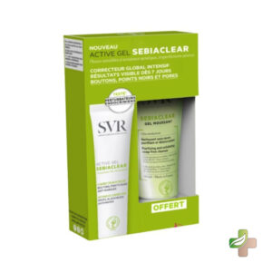 Svr Sebiaclear Active Gel Correcteur Intensif 40Ml+Gel Moussant  55Ml,(Offret)