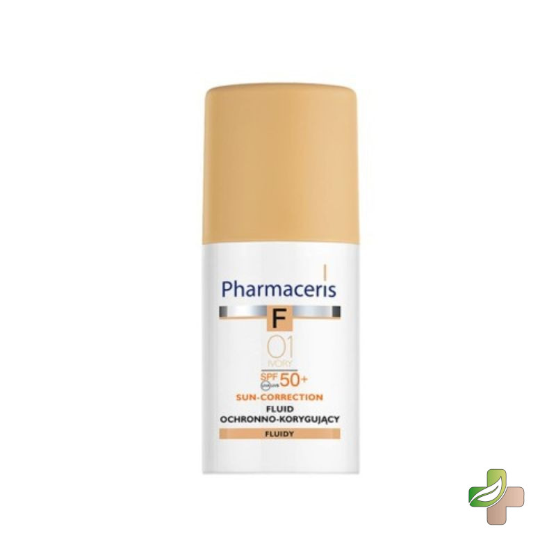 PHARMACERIS F Fond de Teint Fluide SPF50+ (Ivory 01) 30ml 1 PHARMACERIS F Fond de Teint Fluide SPF50+ (Ivory 01) 30ml