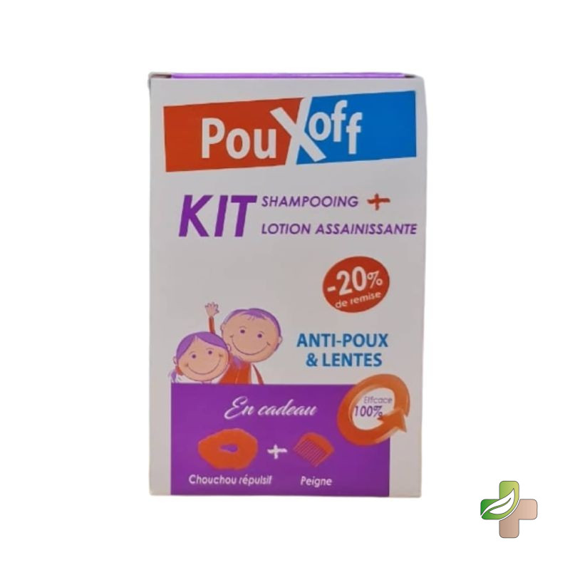 Poux Off Kit Shampooing Anti Poux + Lotion Assainissante 1 Poux Off Kit Shampooing Anti Poux + Lotion Assainissante