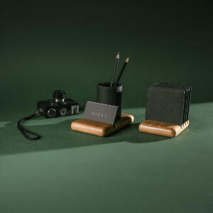 Pack Hub Hêtre Olive – Accessoires de bureau Tunisie