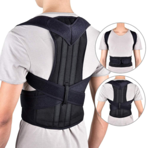 Ceinture Correcteur De Posture Dos Unisexe – Noir