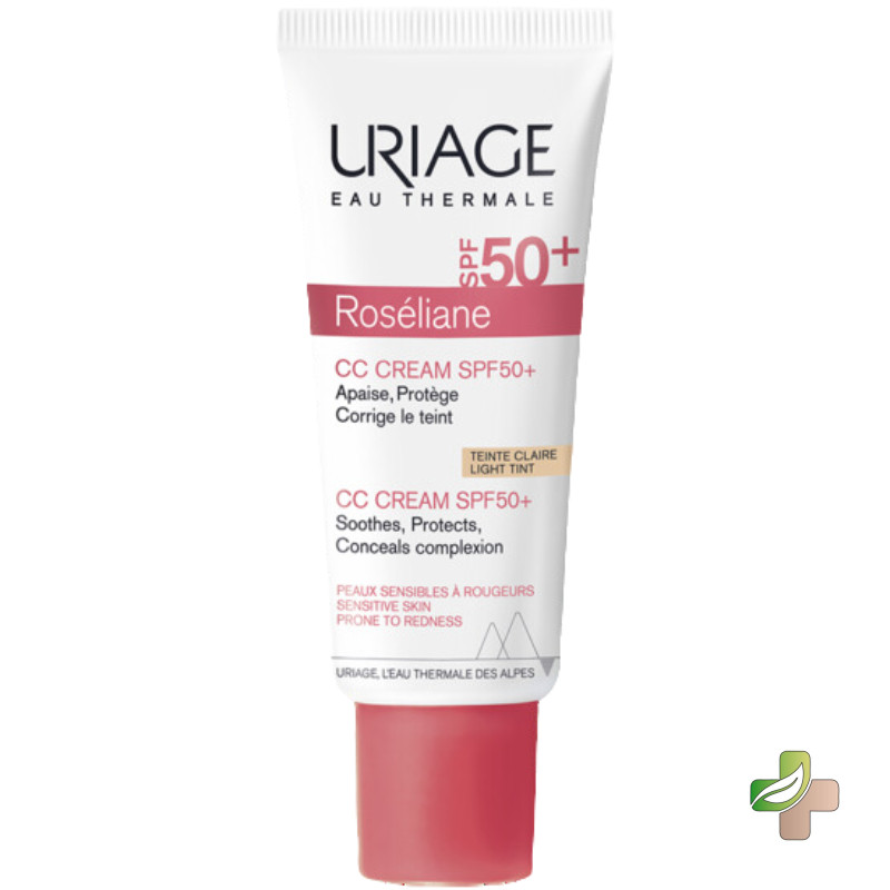 Uriage Roséliane CC Cream Am Spf50+ Teintée Claire 40Ml 1 Uriage Roséliane CC Cream Am Spf50+ Teintée Claire 40Ml