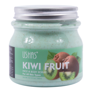 USHAS – Face & Body Scrub – Gommage Visage et Corps – Kiwi