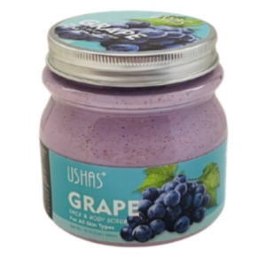 USHAS – Face & Body Scrub – Gommage Visage et Corps – Raisins