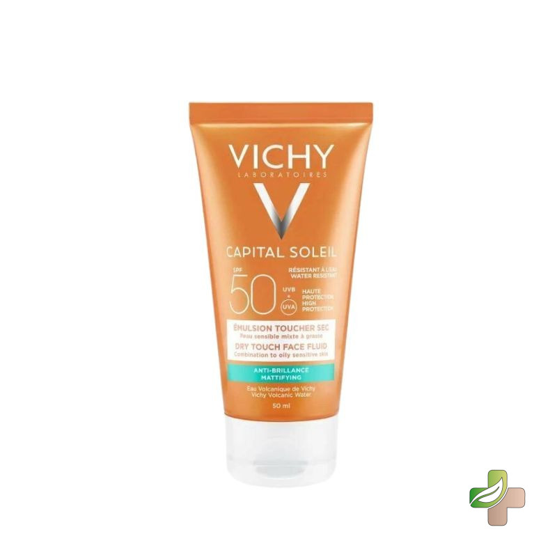 Vichy Capital Soleil Emulsion Toucher Sec SPF50 1 Vichy Capital Soleil Emulsion Toucher Sec SPF50